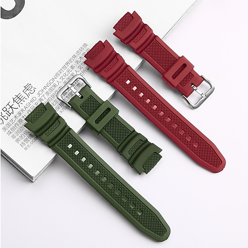 Dây Cao Su Silicone Thay Thế Cho Đồng Hồ Casio G-shck W-737 W737H F-91W F91W / F94 / F84 / F105 F-10