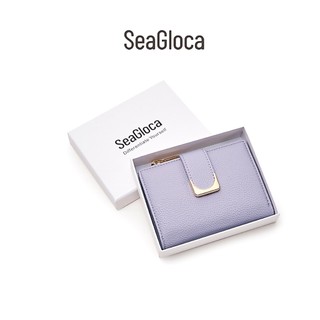 SeaGloca Ví Da PU Ngắn Có Khóa Kéo Cho Nữ No 1617