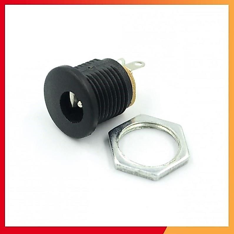 Jack Dc 5.5x2.1mm Có Ốc Vặn, Jack DC đực 5.5x2.1