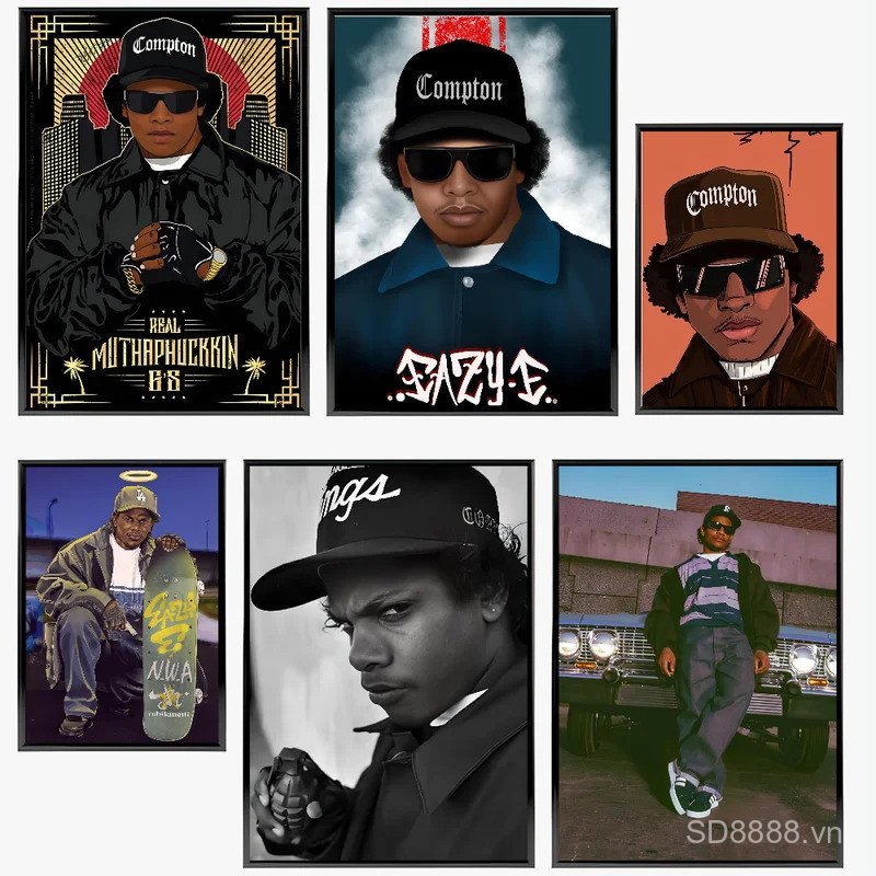 Eazy E Trang Trí Nghệ Thuật Poster Giấy In Nhà Phòng Khách Phòng Ngủ Lối Vào Quán Cafe Nghệ Thuật Tr