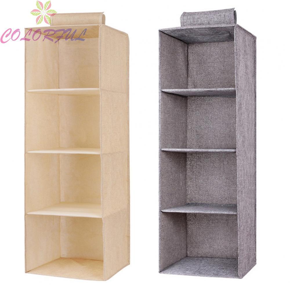 Clothes Hanging Drawer Box Foldable Underwear Storage Organizer for Space Saving