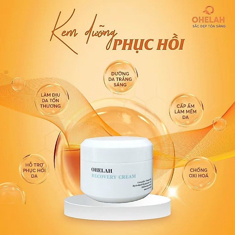 [CHÍNH HÃNG] Kem Dưỡng Ẩm Siêu Phục Hồi Ohelah - 50gam
