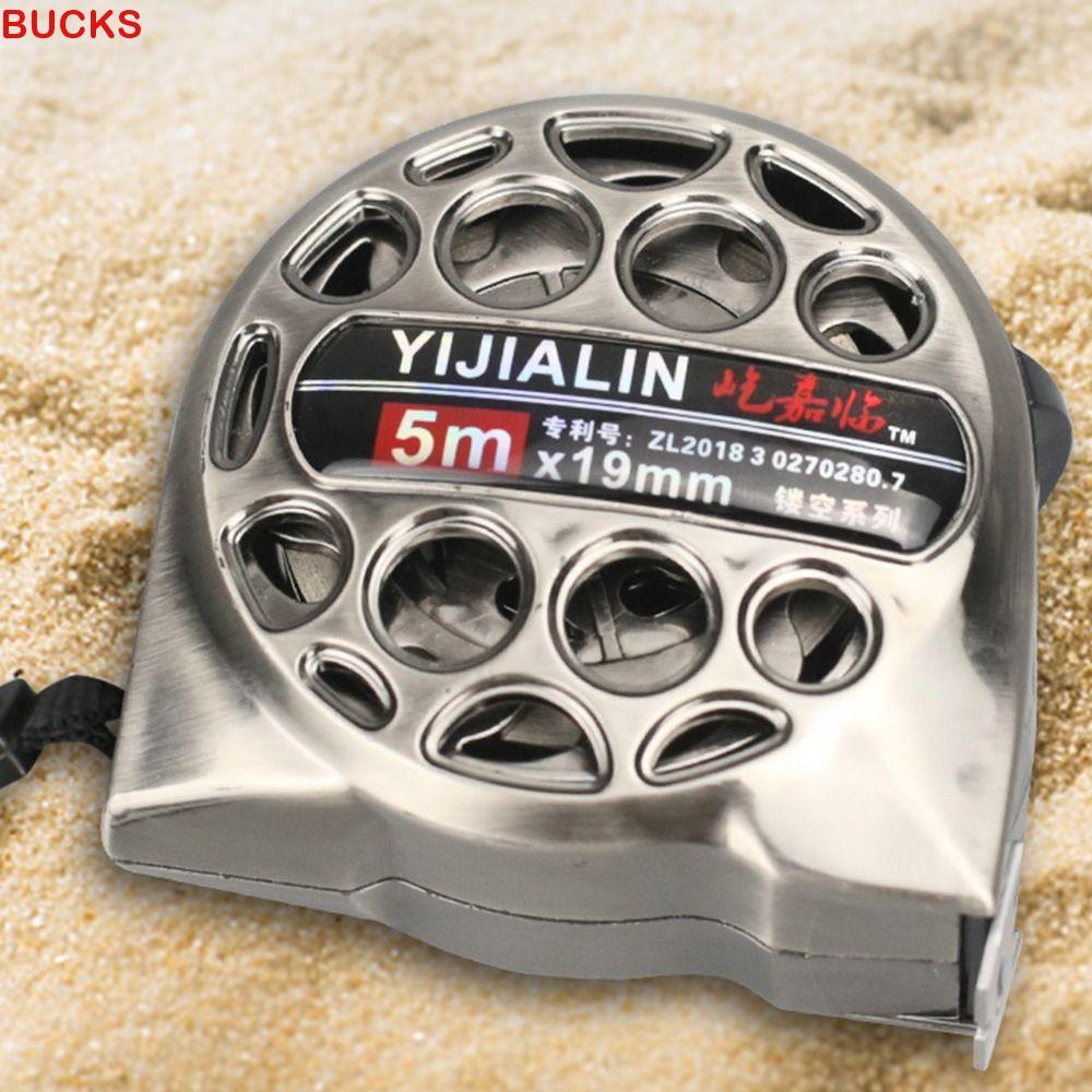 Thước dây thép BUCKS, Băng đo rỗng tự khóa, Công cụ đo khoảng cách dày 3 / 5 / 7.5m