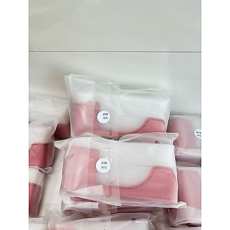 halfcase FUJIFILM XT100 XT200, ốp da bảo vệ máy ảnh