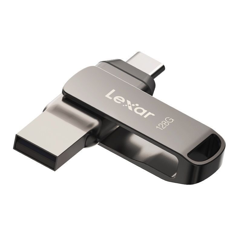 USB 128GB Lexar D400 2 đầu kết nối Type-C/USB 3.1 tốc độ cao truyền dữ liệu nhanh chóng