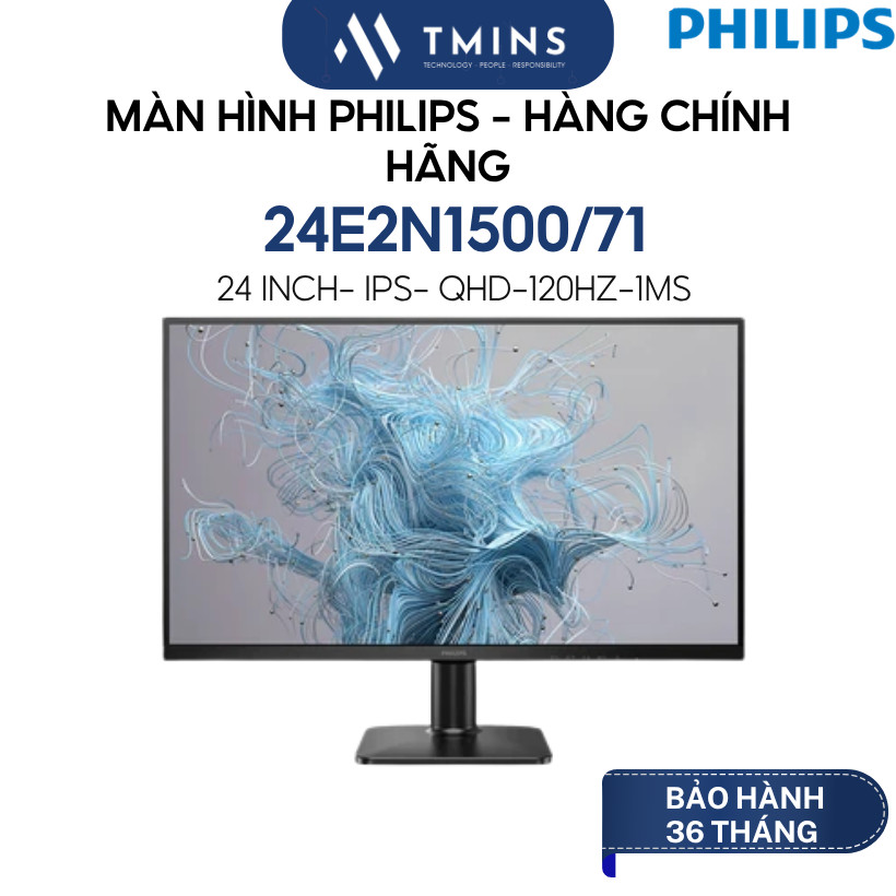 Màn hình Philips 24E2N1500/71 (24 inch 2K 120Hz 1ms IPS HDR10) - Hàng chính hãng.