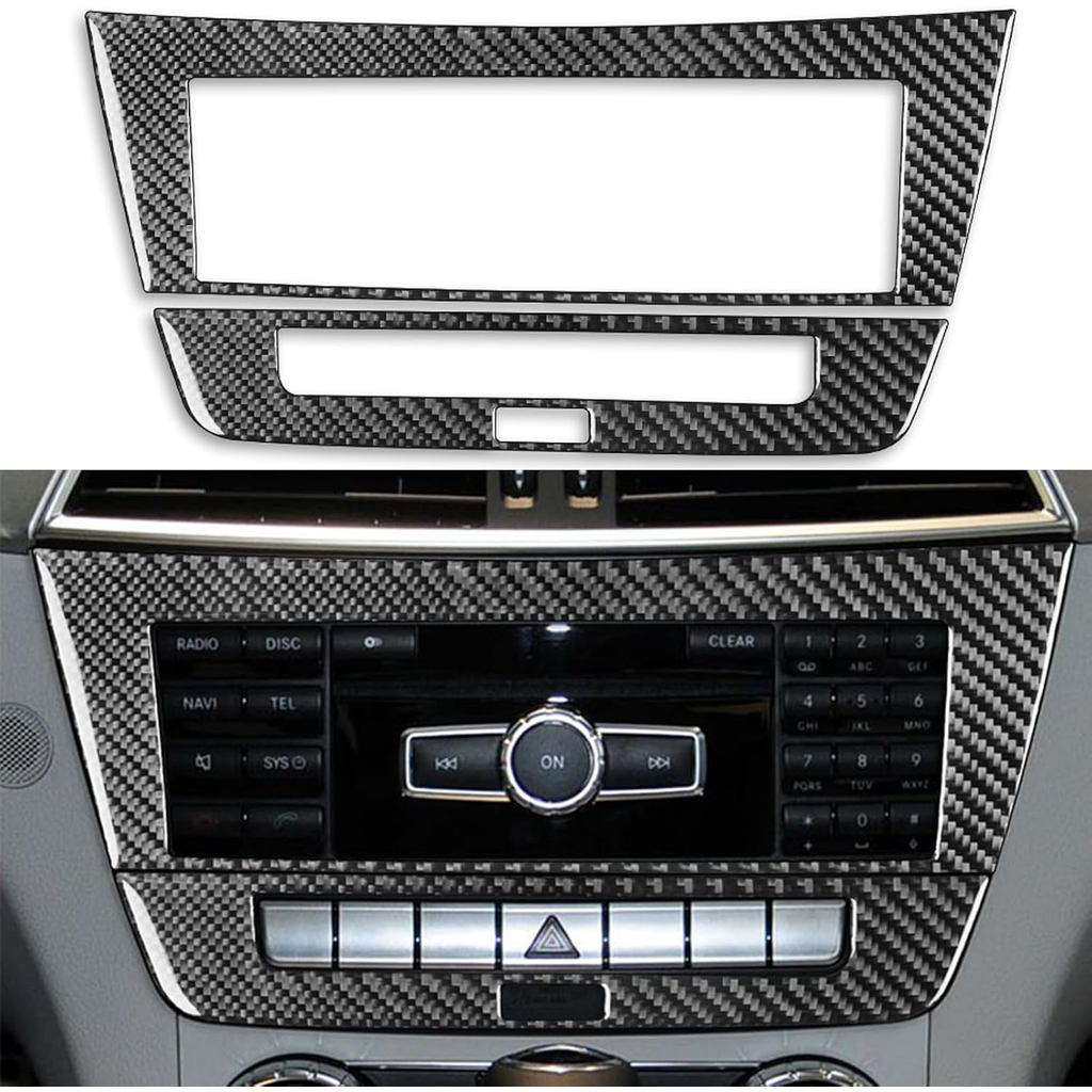 NVCNX Sợi Carbon Tương Thích Với Mercedes-Benz C-Class W204 C250 C300 C350 C63 AMG 2012 2013 2014 Se