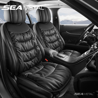  SEAMETAL Ghế Ô Tô Nappa Da Ghế Ô Tô Đệm Bảo Vệ Mùa Đông Ấm Áp Ghế Thảm Mềm Thoáng Khí Bọc Ghế Miếng Lót Phụ Kiện 