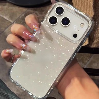 Ốp Điện Thoại Cứng Trong Suốt Phối Kim Tuyến Cho For Iphone 17 Pro Max Air 16ProMax16 Plus 15 14 Pro Max 13 Pro Max 12 11 Pro XS Max XR 6s Plus 78 Plus Se2020 14 Pro Max