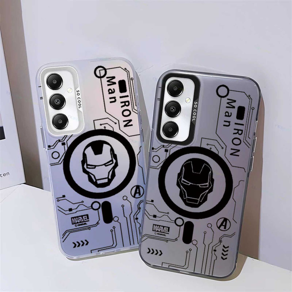 Ốp Điện Thoại Cho Samsung Galaxy A17 A07 A16 A26 A36 A56 Bao Da Kim Loại Sang Trọng Matte Cover F05-