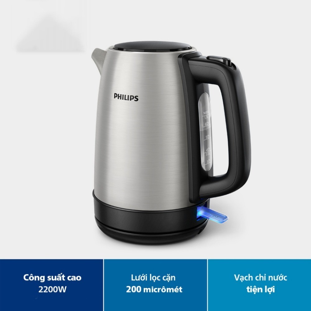 Bình Đun Siêu Tốc Philips HD9350  1,7L - Hàng chính hãng