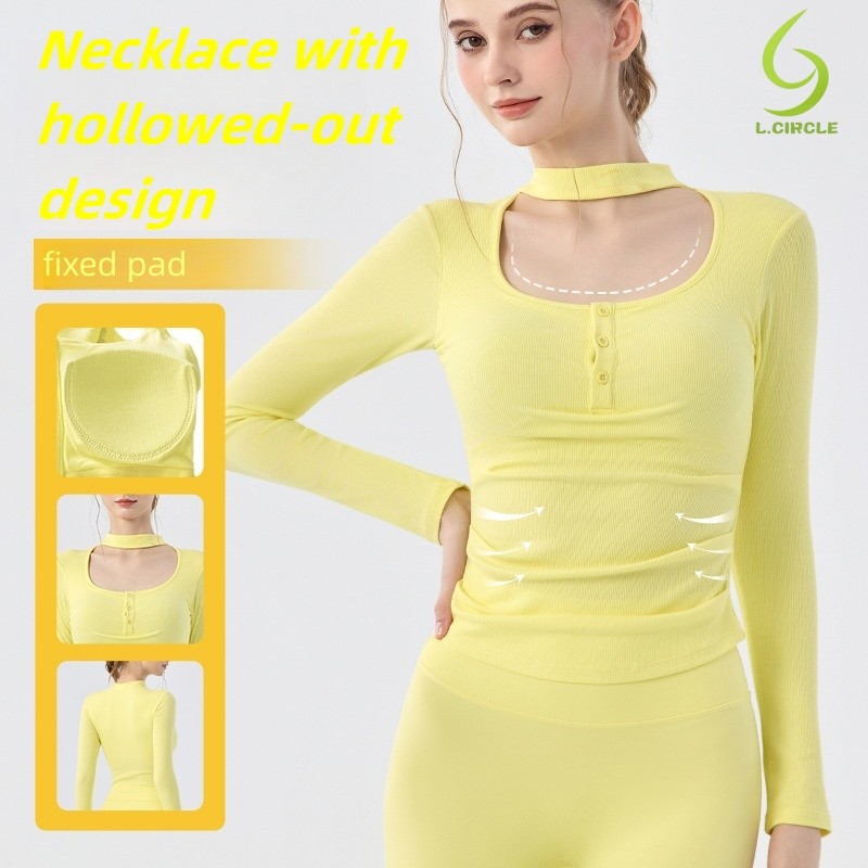 [L.CIRCLE] Nút cổ tròn đeo cổ tròn Yoga Sport