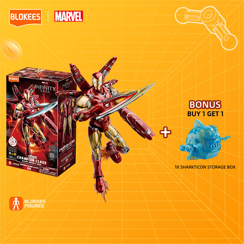 MỚI] BLOKEES Hình Marvel Iron Man MK85 EX Marvel Infinity SAGA Hero- Lớp vô địch
