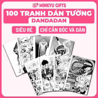  Set 100 Tranh Dán Tường Manga Anime Kích Thước A6 Có Sẵn Keo Dán Trang Trí Phòng Góc Làm Việc 