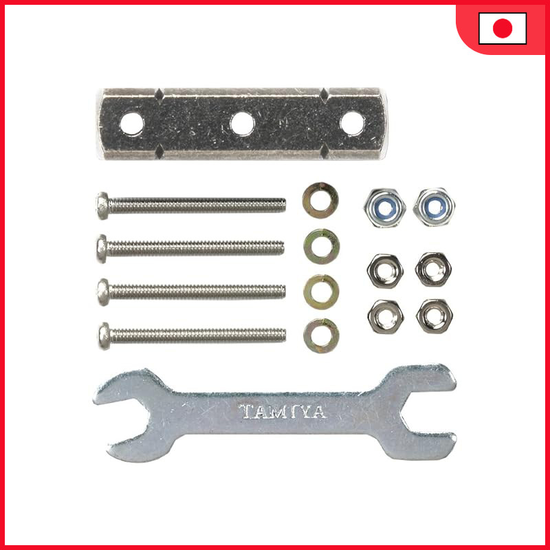 Tamiya Mini 4WD Special Project Mass Damper Square 8×8×32mm Silver 95346