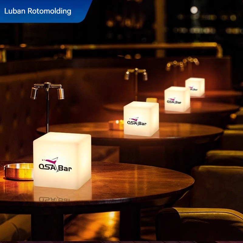 Custom Logo Qingba Atmosphere Table Lamp Creative Small Gift Nordic Table Lamp Outdoor Bar Camping D