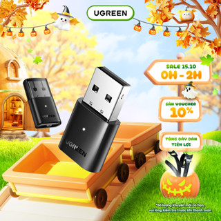 Thiết bị USB Bluetooth 5.0/5.3/5.4/6.0 UGREEN | Đèn báo LED | Nguyên vật liệu cao cấp | Bảo Hành 18 Tháng 1 Đổi 1 80889.