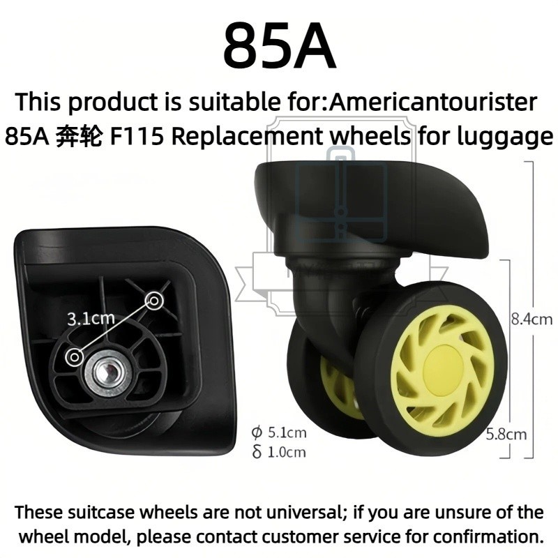 [Phụ kiện hành lý của tôi] Ben Wheel F115 Thích hợp cho hộp đựng xe đẩy bánh xe thay thế hành lý Ame