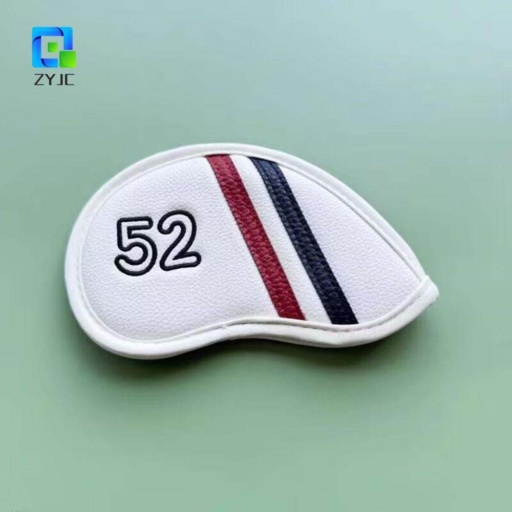 ZYJC Golf Wedge Cover, Da PU 48 50 52 54 Độ Sand Wedge Headcover, Universal Big Number 56 58 60 Độ A