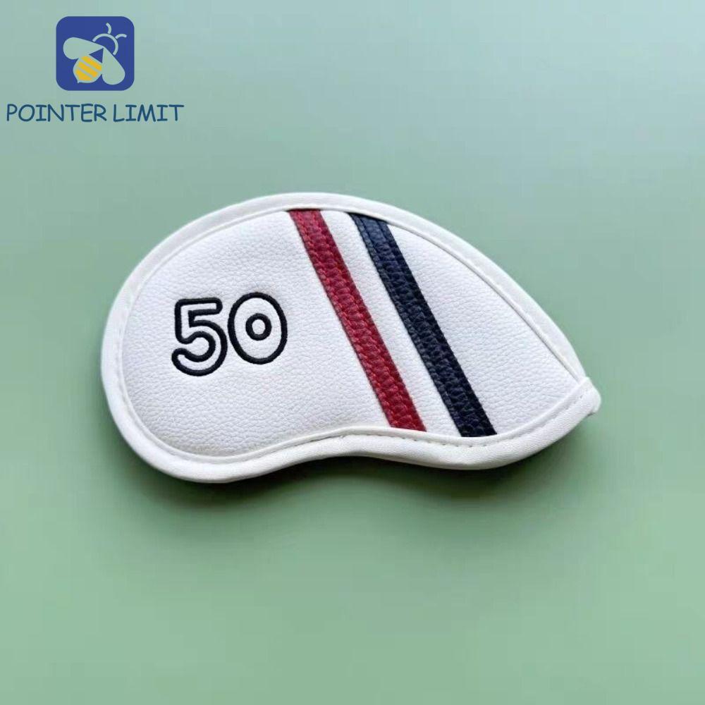 POINTER LIMIT Golf Wedge Cover, Da PU 56 58 60 Độ Sand Wedge Headcover, Universal Angle Club Big Num