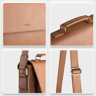 Túi Trita (Thời trang nam nắp gập phối quai trên - Túi đeo chéo da RTN8) Bagsmart