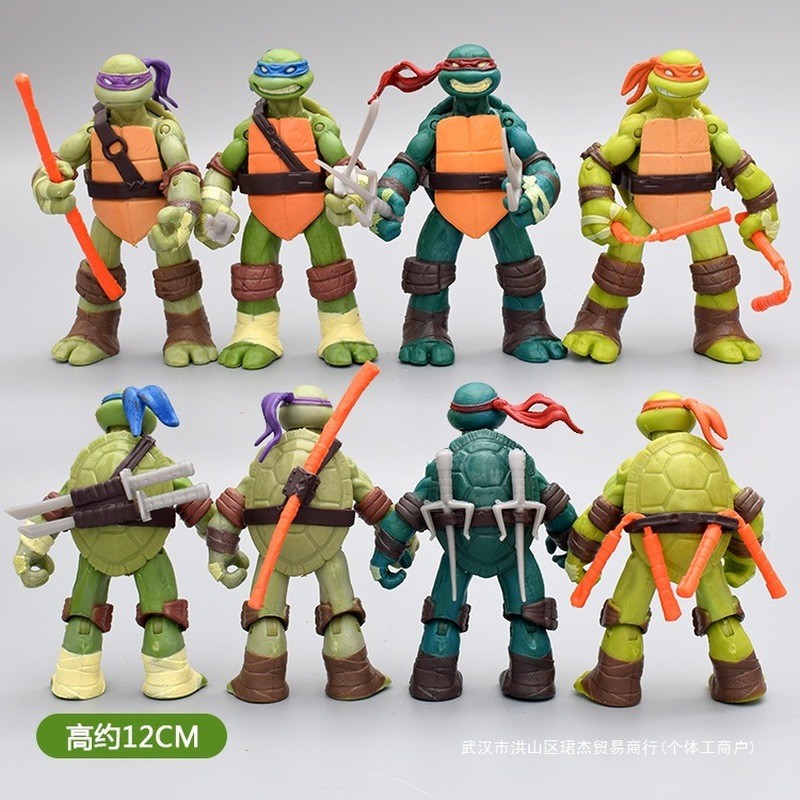 Đa dạng Khớp Di Chuyển Ninja Rùa TMNT Búp Bê Hình Ninja Rùa Đồ Chơi Trẻ Em Trang Trí Mô Hình Quà Tặn