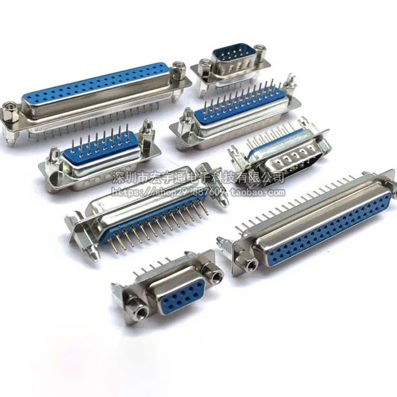 DB9 DB15 DB25 DB37 Pin RS232 Cổng Nối Tiếp Nam Nữ Cắm D-sub PCB Gắn Kết Nối DP9 DP15 DP25 DP37 Có Ốc