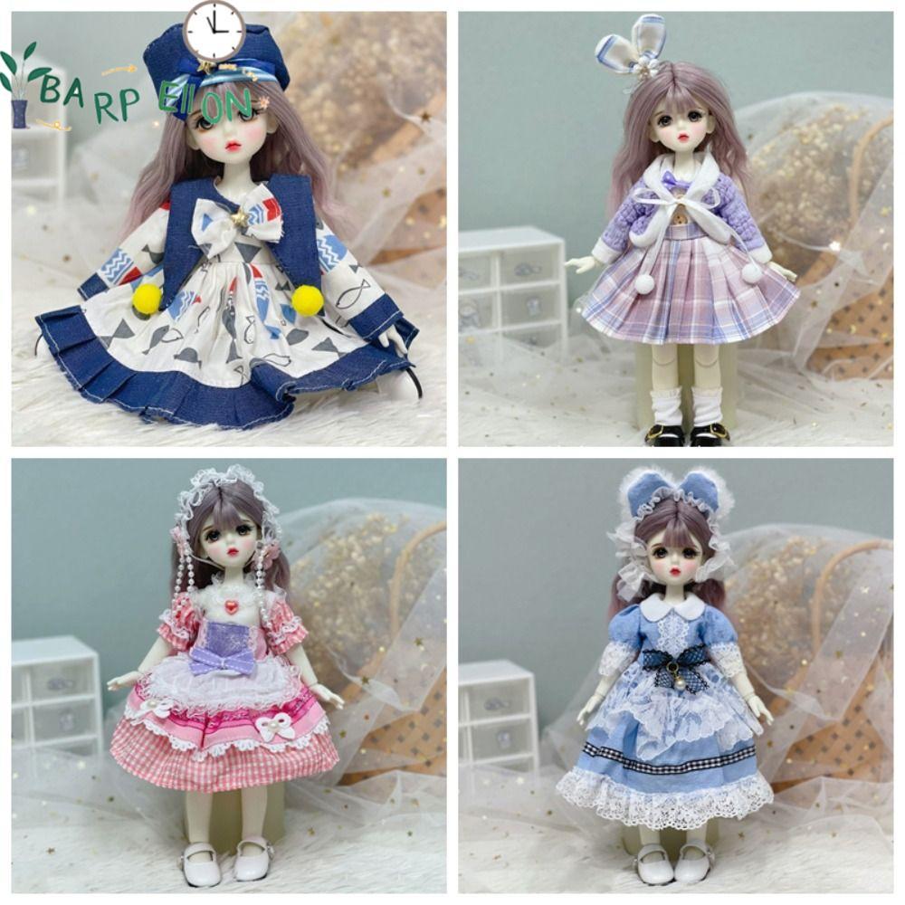 Quần áo búp bê BARPELLON 1 / 6 BJD, Lorita có mũ hầu gái, Phụ kiện đồ chơi dễ thương thời trang Trẻ 