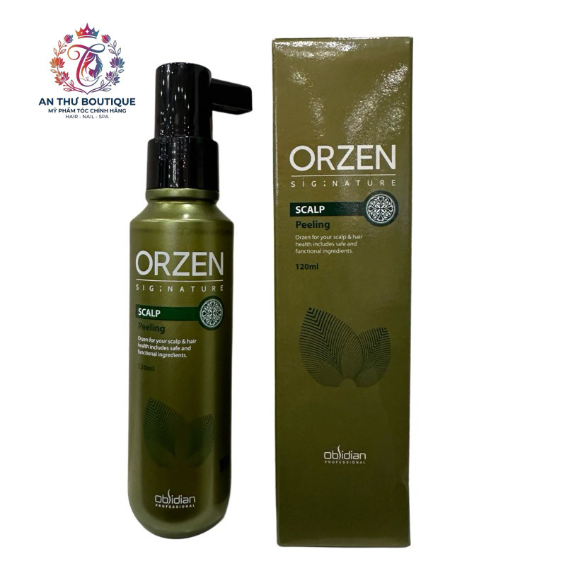 Tẩy tế bào da đầu chết scalp peeling ORZEN Obsidian Professional 120ml .AT