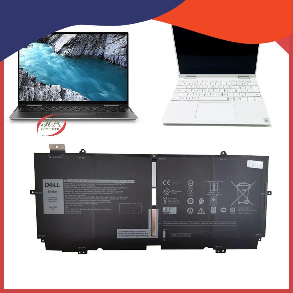 Pin Thay Thế Laptop Dell XPS 13 7390 2-in-1