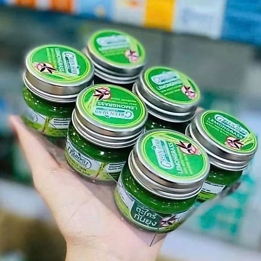 (Mẫu mới) Cù là bôi muỗi đốt Green Herb Balm Thái Lan