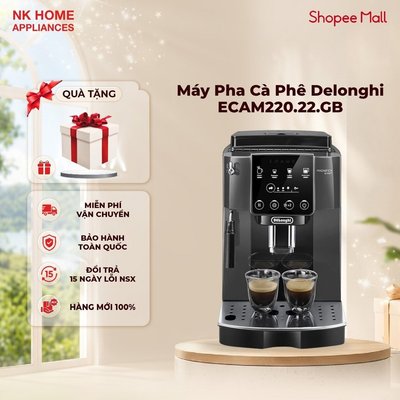 Máy Pha Cà Phê Delonghi ECAM220.22.GB - Tự Động Xay Pha Espresso Cappuccino | Bảo hành 12 tháng