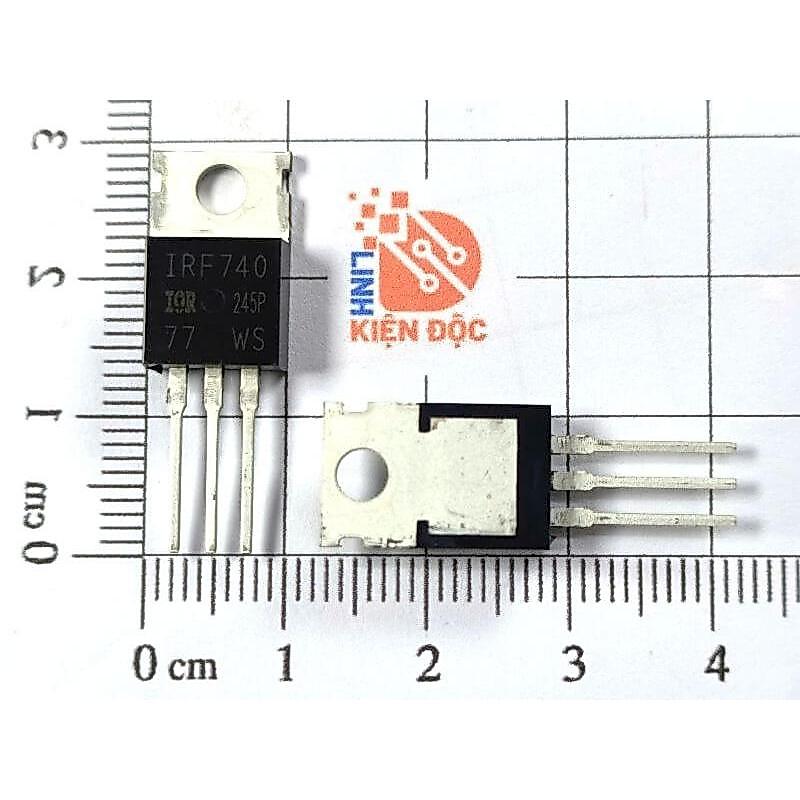 [Combo 3 chiếc] IRF740 Mosfet kênh N 10A 400V TO-220 chính hãng Vishay