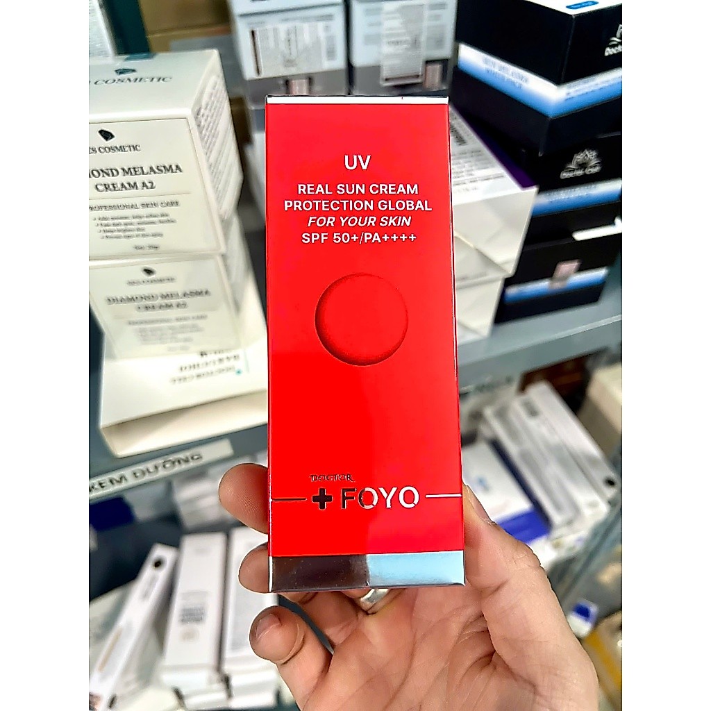 MẪU MỚI - Kem chống nắng hoa hậu nâng tone Doctor FOYO SPF 50+ PA++++