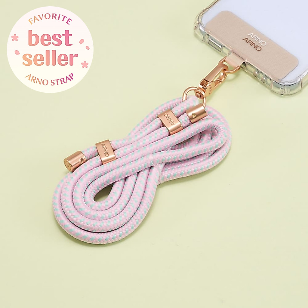 Dây đeo mỏng ARNO 'ANY + Strap '(Miếng dán + Carabiner + Dây đeo / 8 loại)
