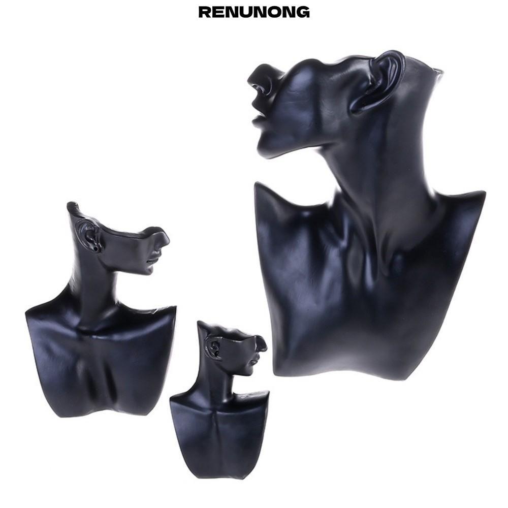 Đế trưng bày trang sức hình nộm RENUNONG, Giá đỡ trưng bày đồ trang sức hình ảnh đầu độc đáo, Mặt bê