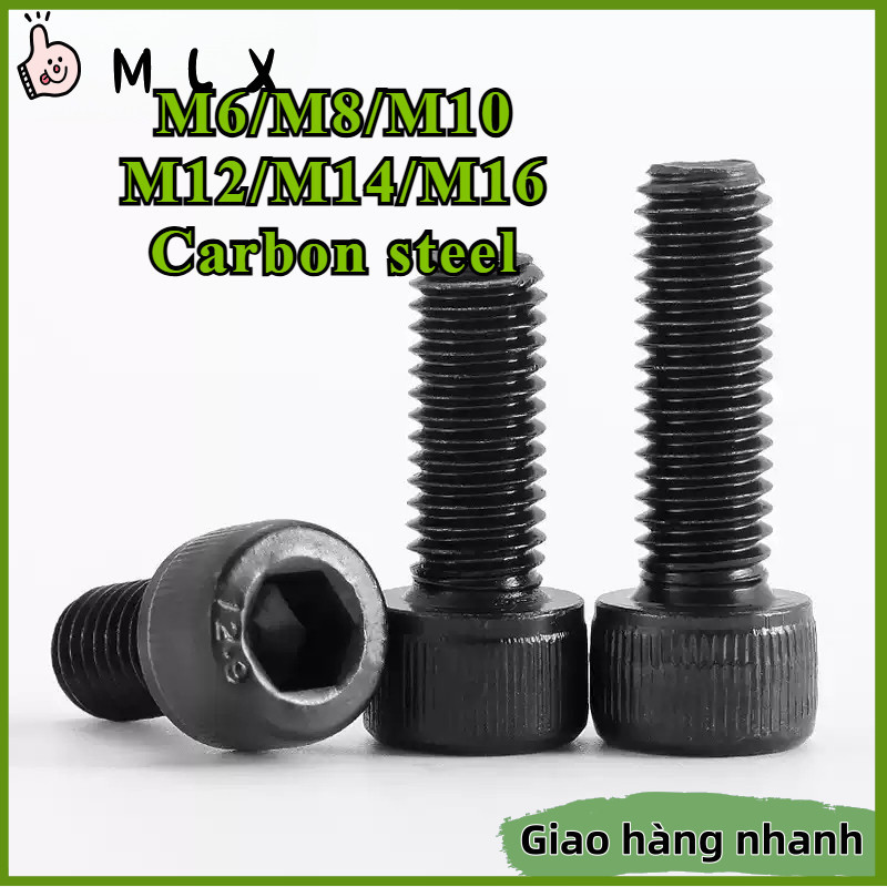 Ốc Vít Đầu Lục Giác Chìm Ren Bước Mịn Cấp Độ 12.9 - Vít Máy Thép Hợp Kim Cường Lực Cho Cơ Khí M6 / M