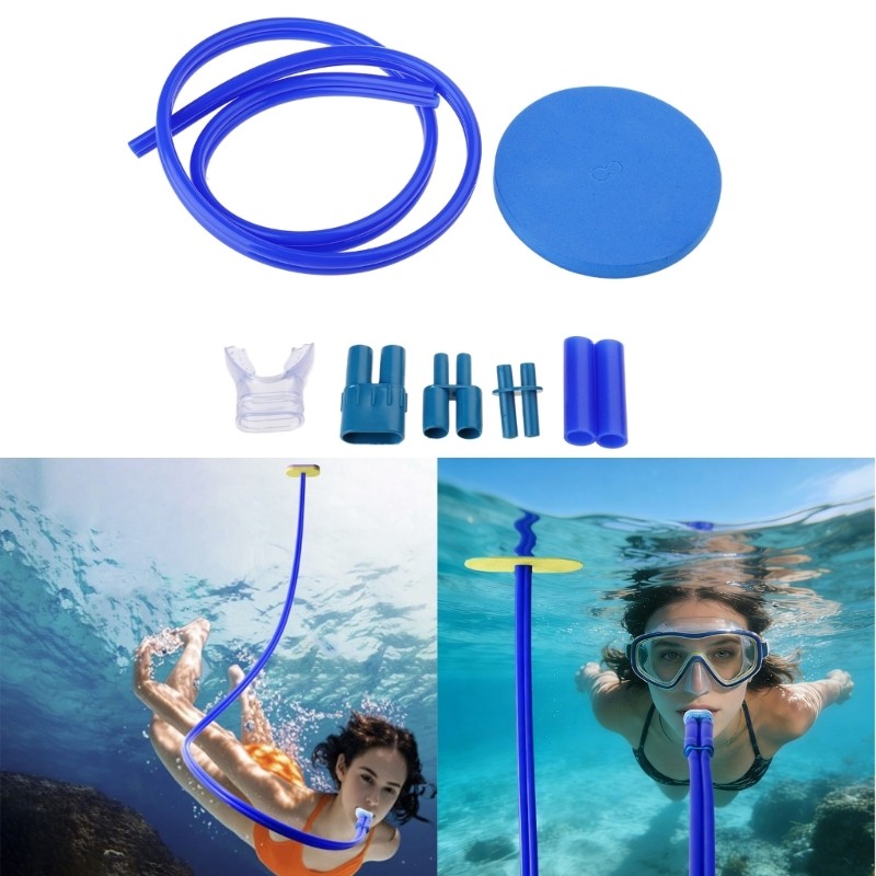 Sugar Swim Training Snorkel Center Mount Front Comfort Silicones Miệng