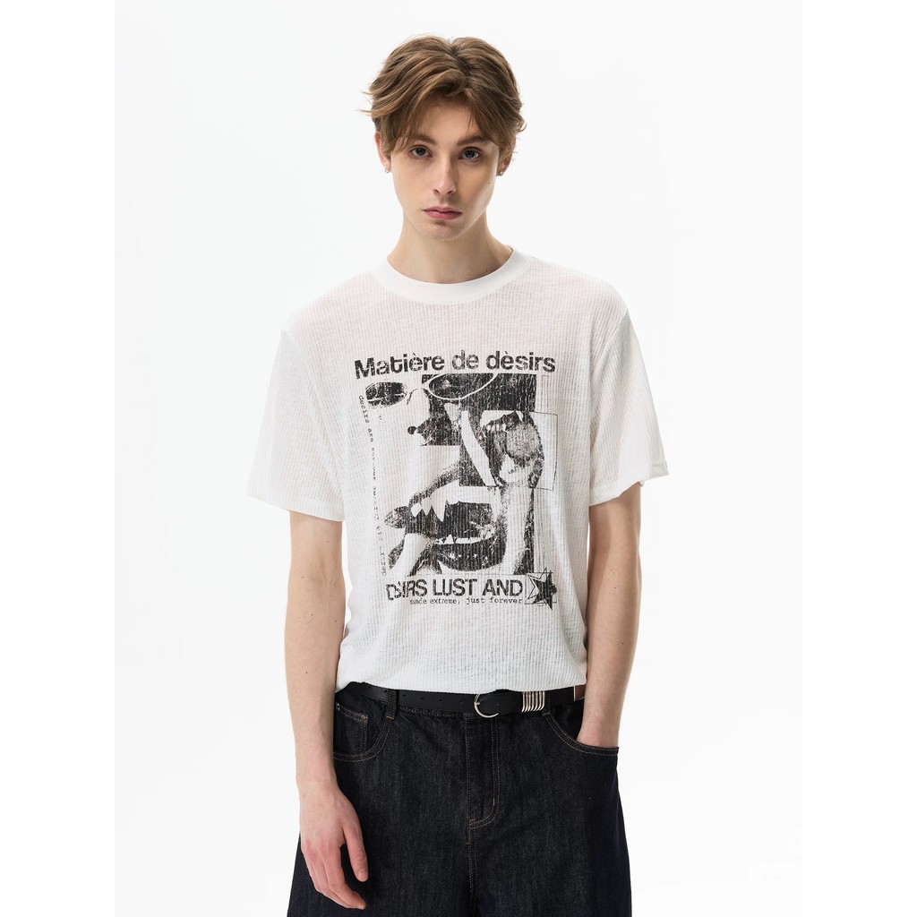 Joy Division Happy Split Band Tay ngắn Ian Curtis Ian Curtis Áo thun Punk Mỹ