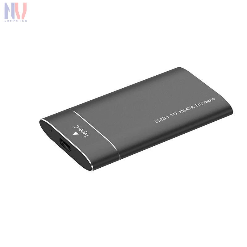 (Box) Vỏ ổ cứng SSD mSATA sang USB 3.1 Type-C
