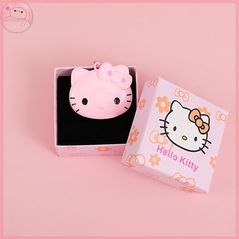 BWHTE Hello Kitty Móc Khóa Kim Loại Sáng Bóng Hello Kitty Charm Mặt Dây Chuyền Móc Khóa Trang Sức Ch