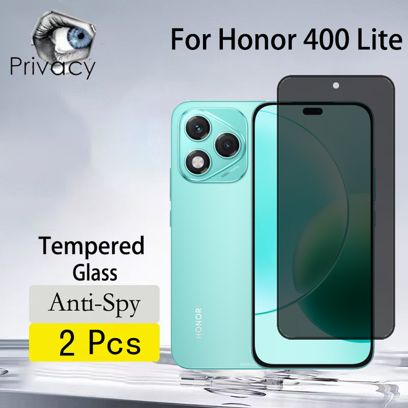2 Chiếc Honor 400 Lite 5G Kính Cường Lực Chống Nhìn Trộm Bảo Vệ Màn Hình Cho Honor 400 Smart X8C X9C