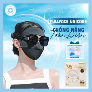 Khẩu trang UNICARE chống nắng toàn mặt Full Face, chống tia UV chất liệu 2 lớp lụa mịn thoáng khí