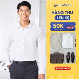 [Đồng giá] Áo sơ mi nam YODY dài tay co giãn thoải mái SMM7085