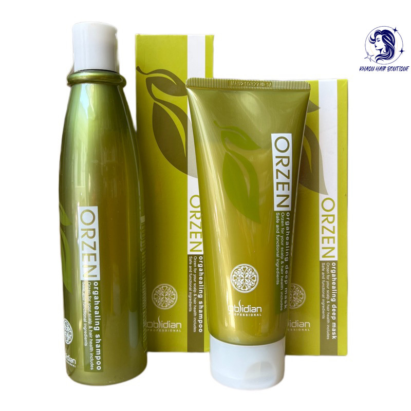 Combo Gội và Mặt nạ chống rụng tóc ORZEN Obsidian [ BK ]