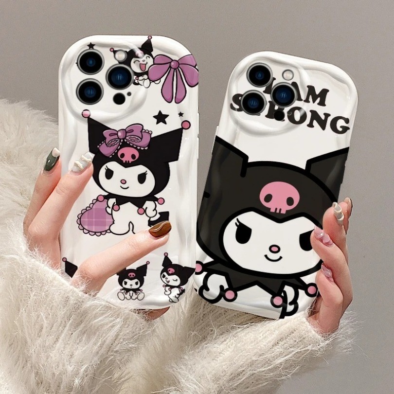 Ốp Điện Thoại Kuromi Hoạt Hình Dễ Thương Cho OPPO A79 A77S A55 A54 A7 Ax7 A5s Ax5s AX5 A3S A12 A12e 