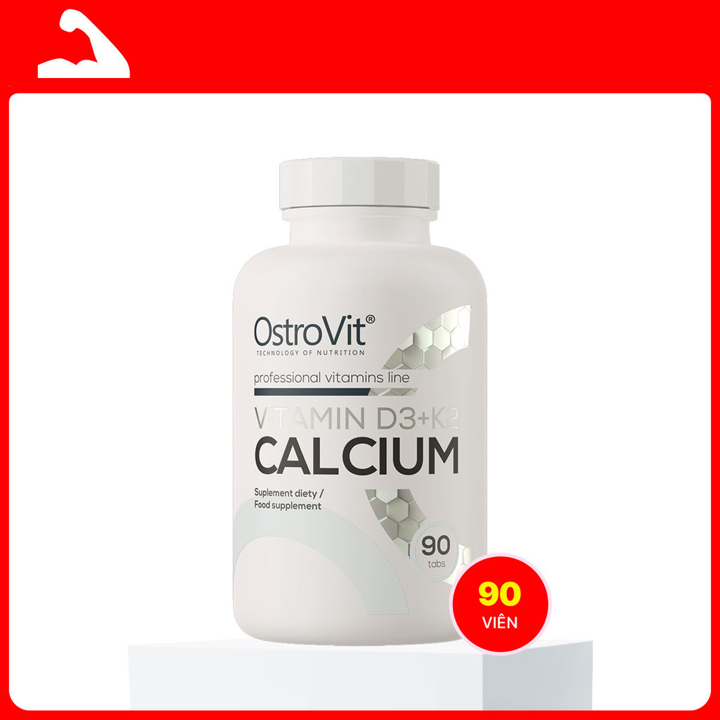Ostrovit Vitamin D3 K2 Calcium 90 Viên