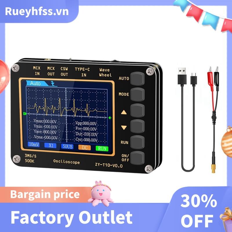 Máy hiện sóng cầm tay kỹ thuật số đo tự động Tốc độ lấy mẫu 3MS / S Băng thông 500kHz Màn hình sạc L