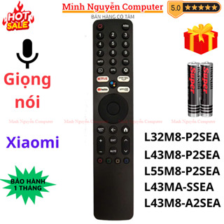  Remote điều khiển tivi Xiaomi Mã 01 giọng nói điều khiển TV Xiaomi Smart - Tặng kèm pin - MNC 