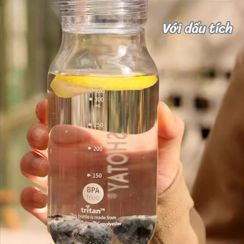 670ml Thời Trang Tritan Chất Liệu Bình Nước, cốc nước ngoài trời cho học sinh，Chịu nhiệt cao, tiện lợi và bền | BigBuy360 - bigbuy360.vn